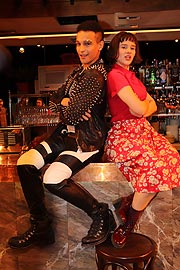 Prince Damien mit Hauptdarstellerin Sandra Leitner @ „Die fabelhafte Welt der Amélie – Das Musical“ Europapremiere am 14. Februar 2019 (©Foto: Martin Schmitz)